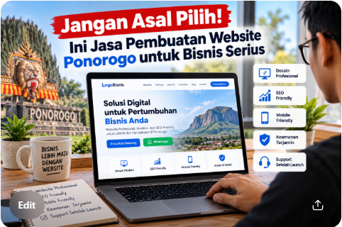 Jangan Asal Pilih! Ini Jasa Pembuatan Website Ponorogo untuk Bisnis Serius